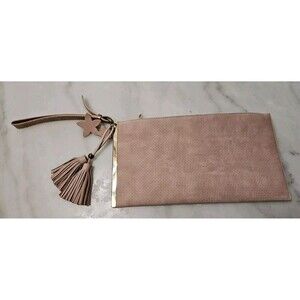 Tassel Ballet Pink Pouch Clutch Bag